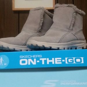 Skechers On The Go Suede Boots